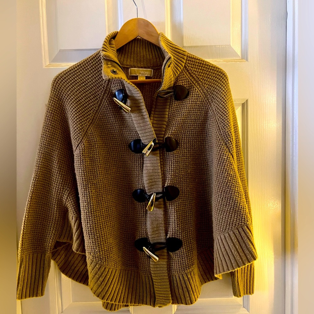 Michael Kors tan poncho